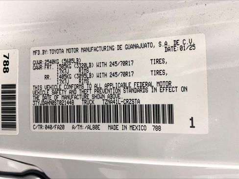 Certified 2025 Toyota Tacoma SR RWD image 35