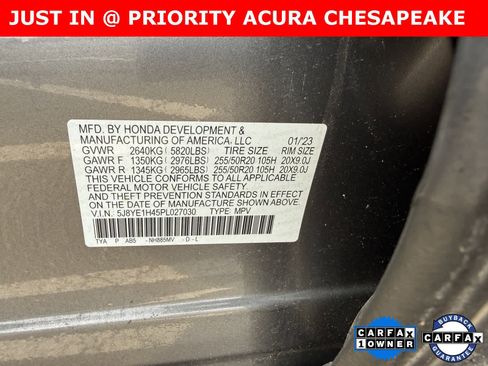 Used 2023 Acura MDX w/Technology Package image 3
