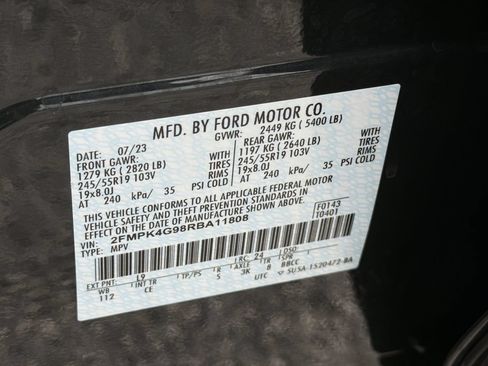 Used 2024 Ford Edge SE w/ Black Appearance Package AWD/4WD image 32