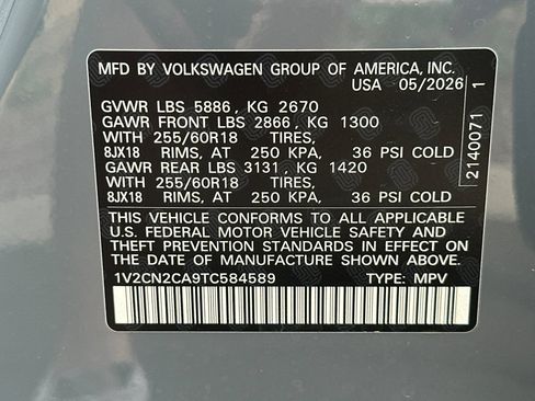 New 2026 Volkswagen Atlas Peak Edition AWD/4WD image 27