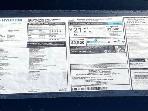 New 2025 Hyundai Palisade Calligraphy image 14