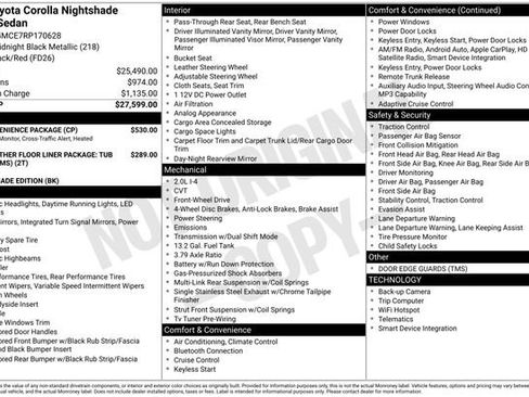 Used 2024 Toyota Corolla Sedan w/ SE Convenience Package FWD image 5