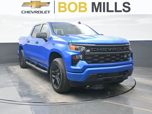 New 2026 Chevrolet Silverado 1500 Custom w/ Turbomax Blackout Package AWD/4WD image 1