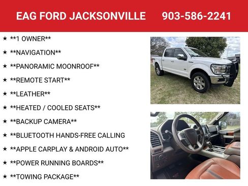 Used 2019 Ford F150 King Ranch w/ Equipment Group 601A Luxury image 4