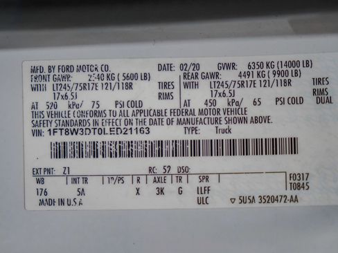 Used 2020 Ford F350 Lariat w/ Lariat Value Package image 66