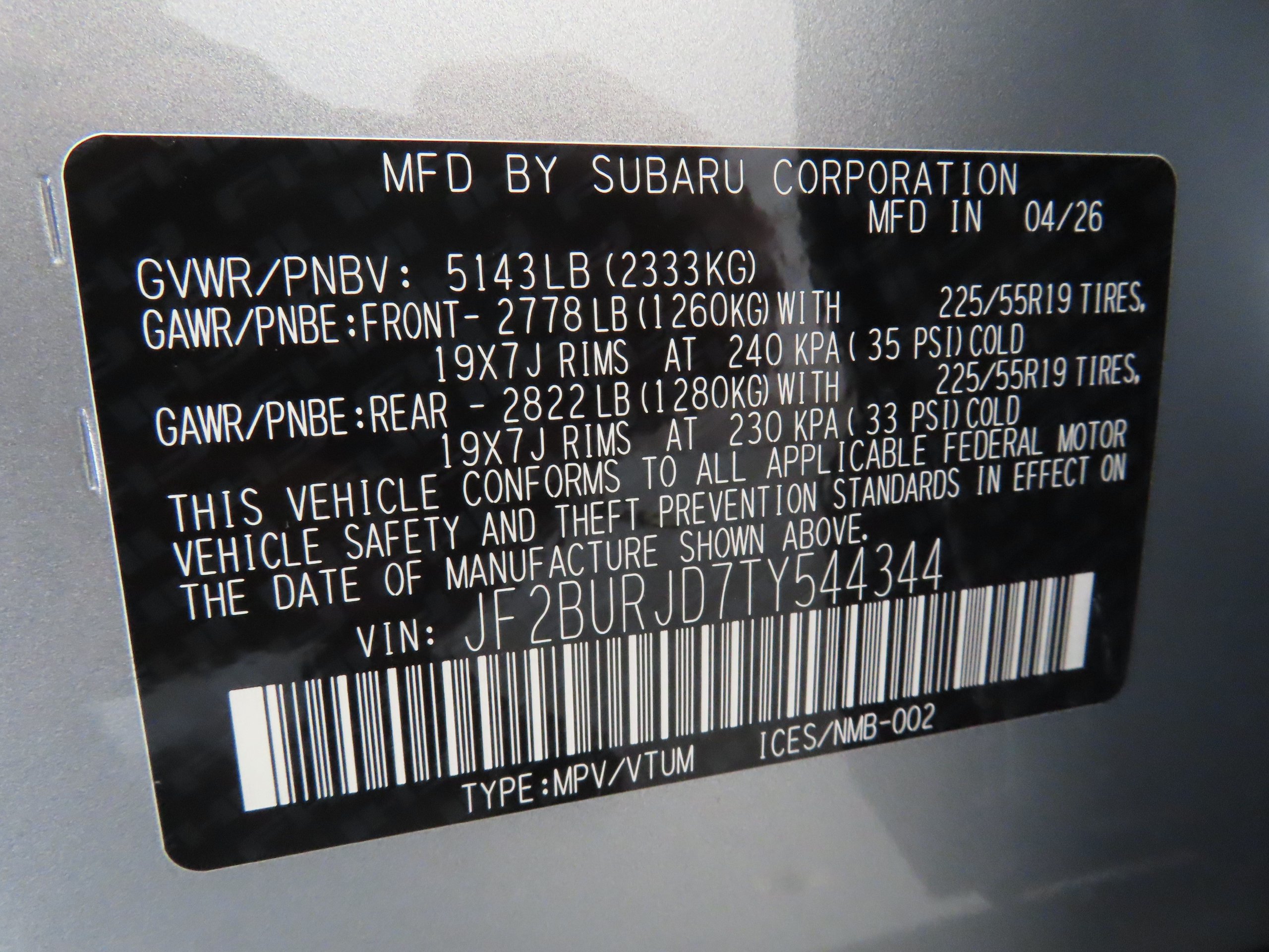 New 2026 Subaru Outback Touring XT AWD/4WD image 27
