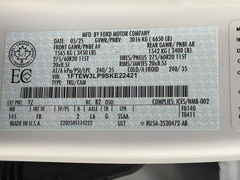 Used 2025 Ford F150 XLT w/ Equipment Group 302A MID AWD/4WD image 44