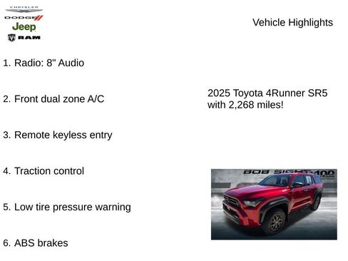 Used 2025 Toyota 4Runner SR5 image 3