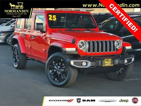 Certified 2025 Jeep Wrangler Unlimited Sahara w/ Safety Group image 1
