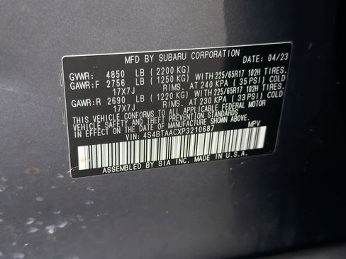 Certified 2023 Subaru Outback AWD/4WD image 36