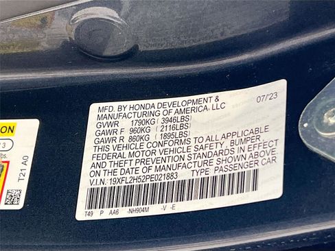 Certified 2023 Honda Civic LX image 28