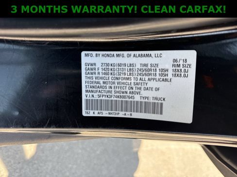 Used 2019 Honda Ridgeline RTL-E image 24