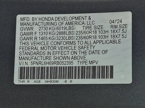Used 2024 Honda Odyssey EX-L image 28