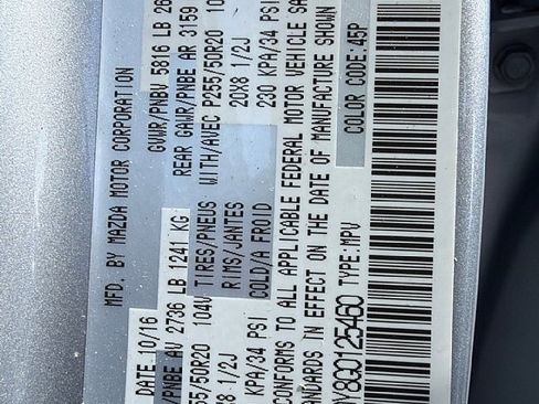 Used 2016 MAZDA CX-9 Grand Touring image 33