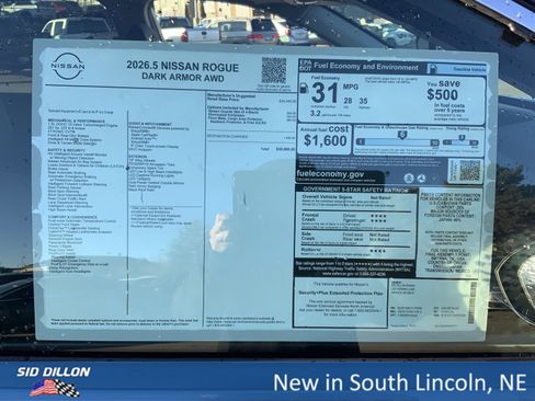 New 2026 Nissan Rogue SV image 13