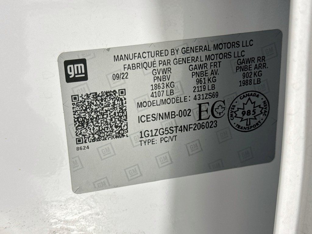 Used 2022 Chevrolet Malibu RS FWD image 37