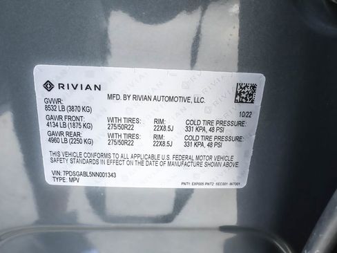Used 2022 Rivian R1S Launch Edition AWD/4WD image 35
