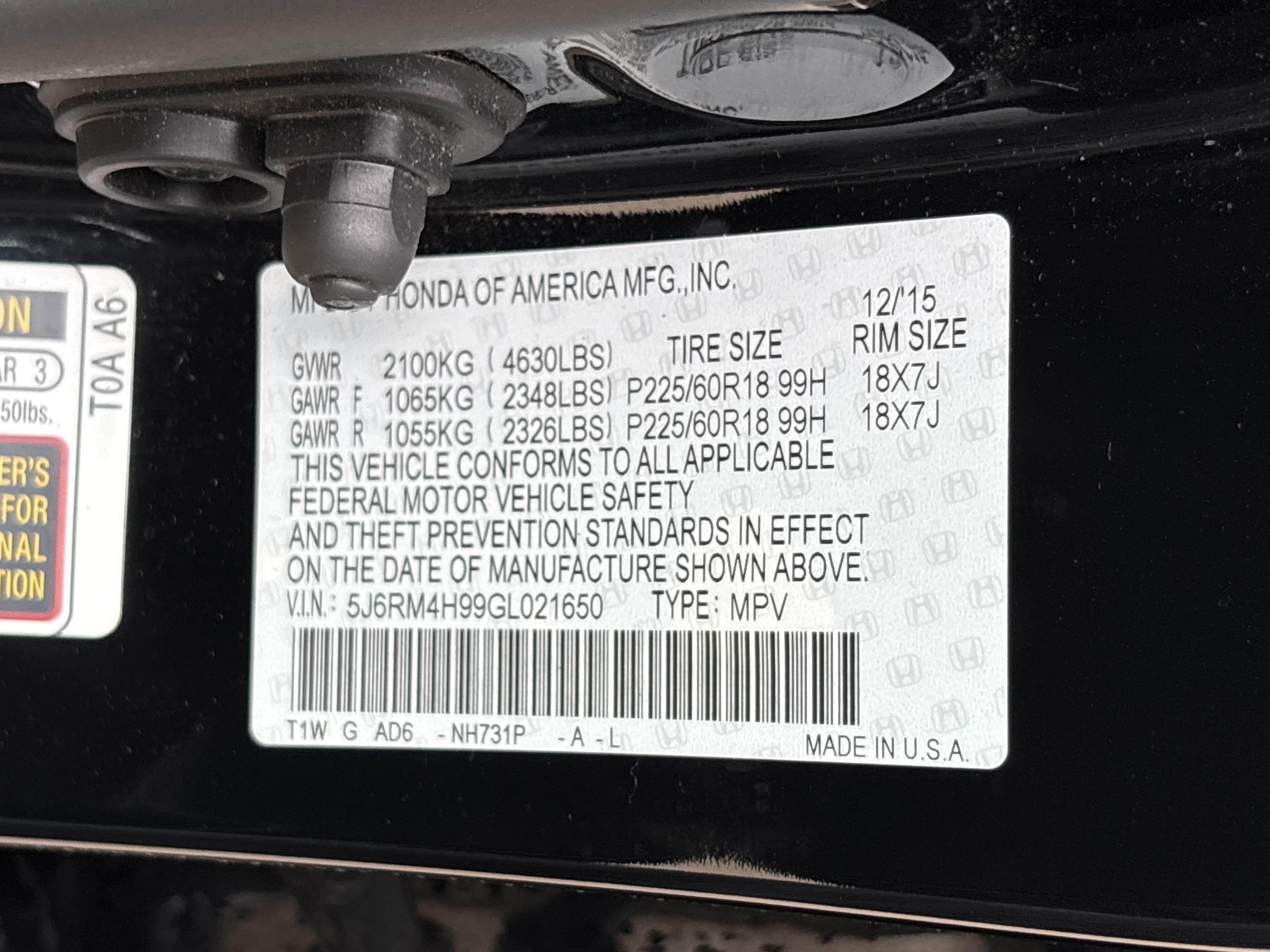 Used 2016 Honda CR-V Touring image 35
