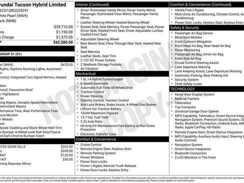 Used 2024 Hyundai Tucson Limited AWD/4WD image 16