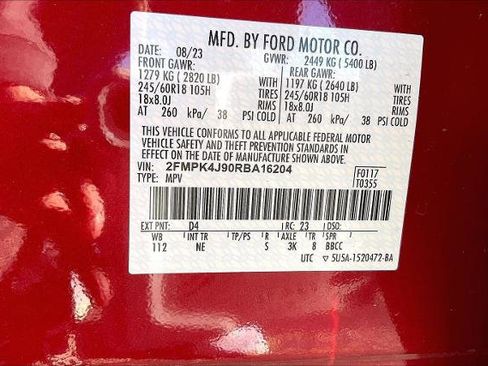 Certified 2024 Ford Edge SEL w/ Sport Appearance Package image 26