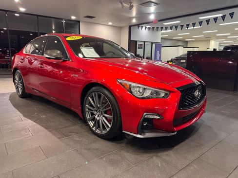 Used 2018 INFINITI Q50 Red Sport 400 w/ Proactive Package image 7