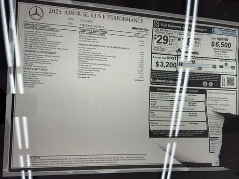 New 2025 Mercedes-Benz SL 63 AMG S e Performance 4MATIC image 34