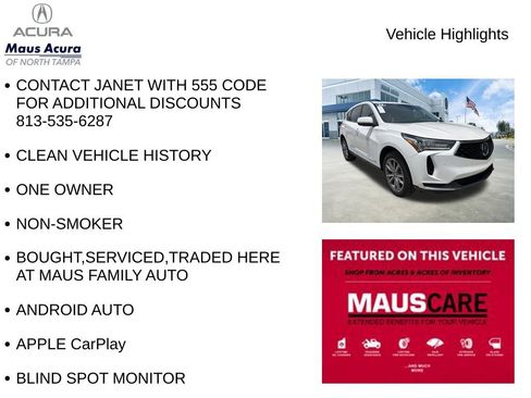 Used 2024 Acura RDX w/ Technology Package AWD/4WD image 8