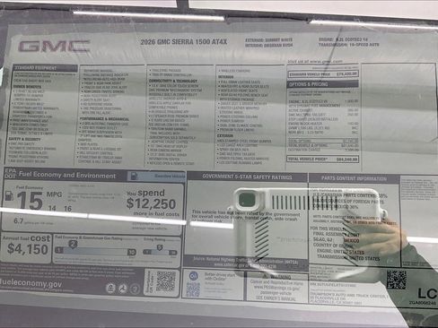 New 2026 GMC Sierra 1500 AT4X image 21