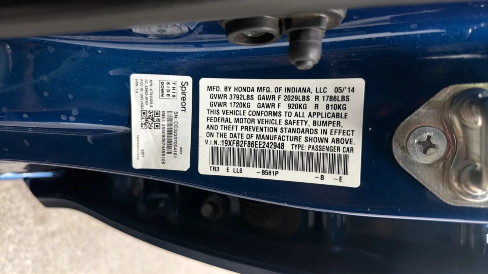Used 2014 Honda Civic EX image 30