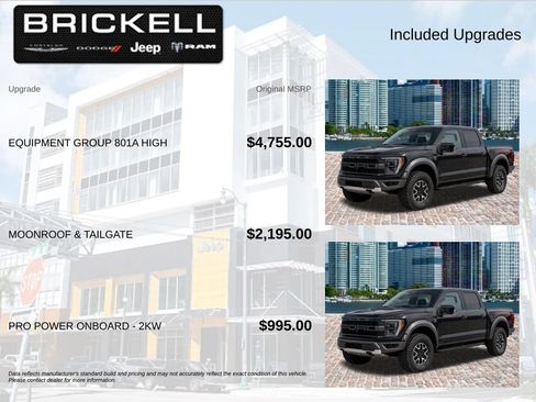 Used 2022 Ford F150 Raptor w/ Equipment Group 801A High AWD/4WD image 5