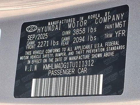 Certified 2026 Hyundai Elantra Sport FWD image 25