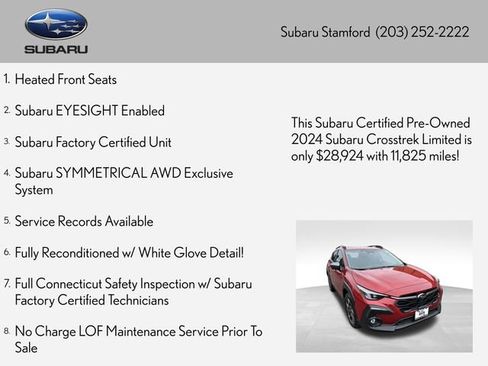 Certified 2024 Subaru Crosstrek 2.5i Limited AWD/4WD image 2