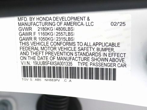 Used 2025 Acura TLX w/ Technology Package image 28