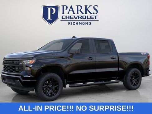 New 2026 Chevrolet Silverado 1500 Custom w/ Turbomax Blackout Package AWD/4WD image 5