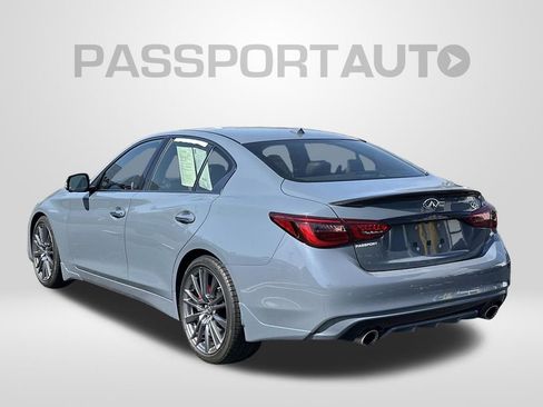 Used 2023 INFINITI Q50 Red Sport 400 w/ Carbon Fiber Package RWD image 2