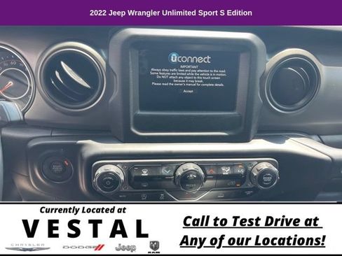 Used 2022 Jeep Wrangler Unlimited Sport AWD/4WD image 17