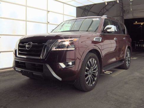 Used 2023 Nissan Armada Platinum w/ Captain's Chairs Package image 1