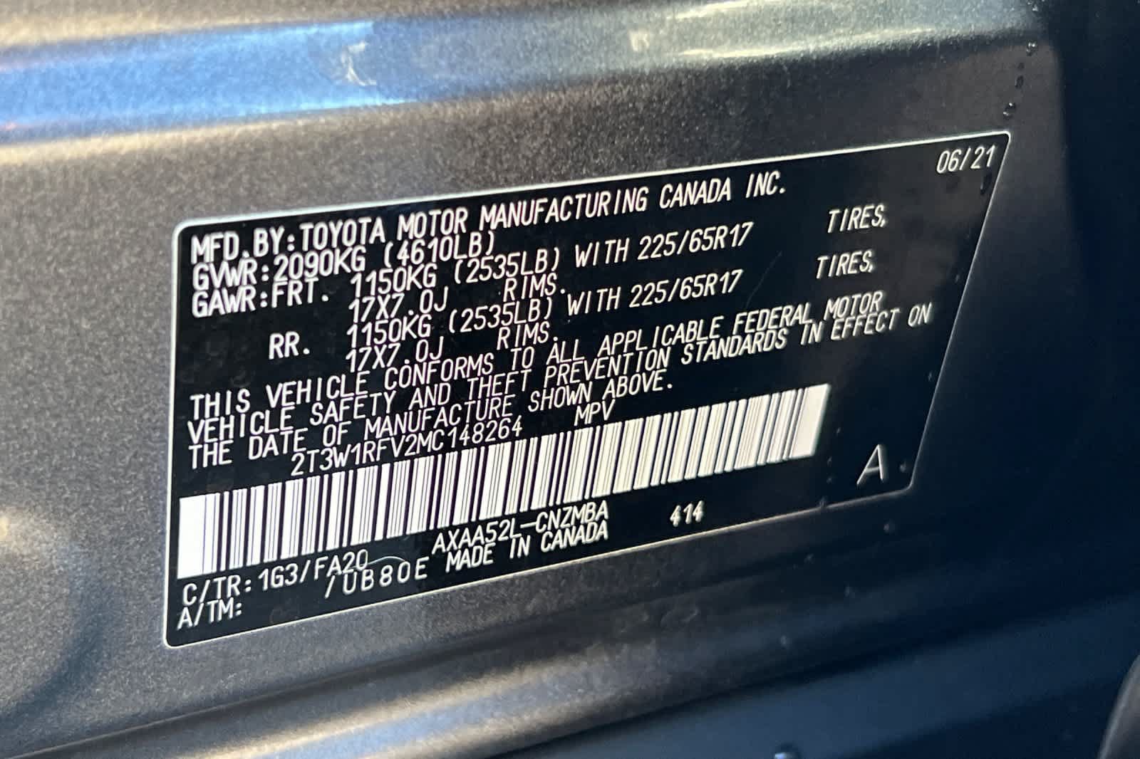 Certified 2021 Toyota RAV4 XLE FWD image 33