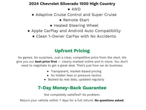 Used 2024 Chevrolet Silverado 1500 High Country image 2