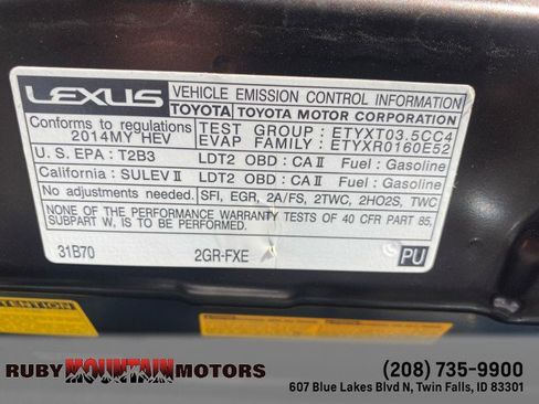 Used 2014 Lexus RX 450h AWD image 10