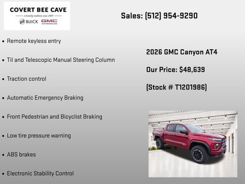 New 2026 GMC Canyon AT4 w/ AT4 Premium Package AWD/4WD image 37