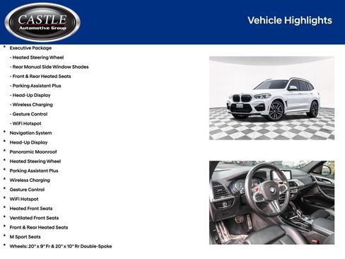 Used 2020 BMW X3 M w/ Executive Package image 4