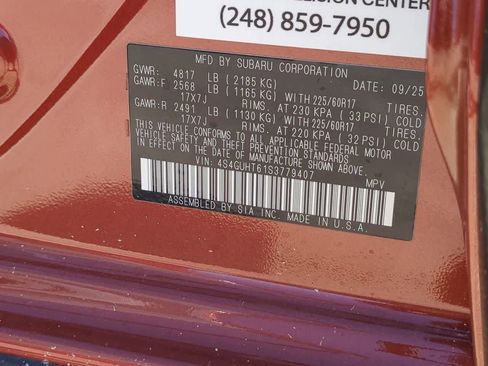 New 2025 Subaru Crosstrek 2.5i Wilderness image 34