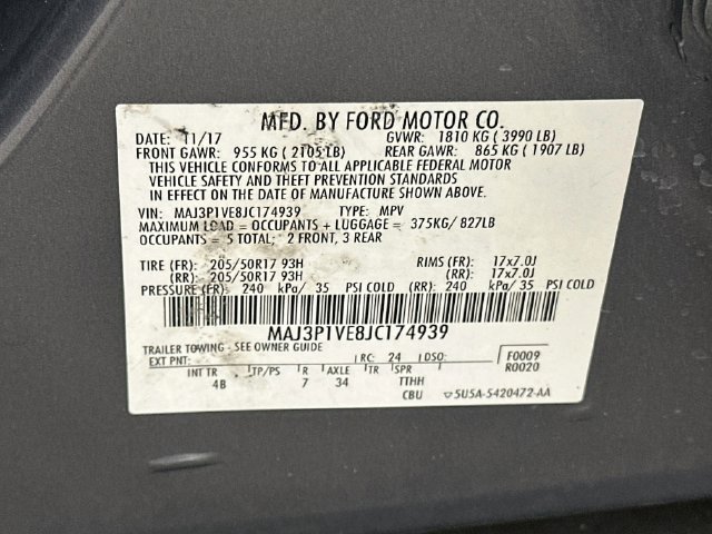 Used 2018 Ford EcoSport Titanium FWD image 24