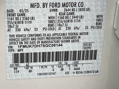 Used 2025 Ford Explorer Active RWD image 79