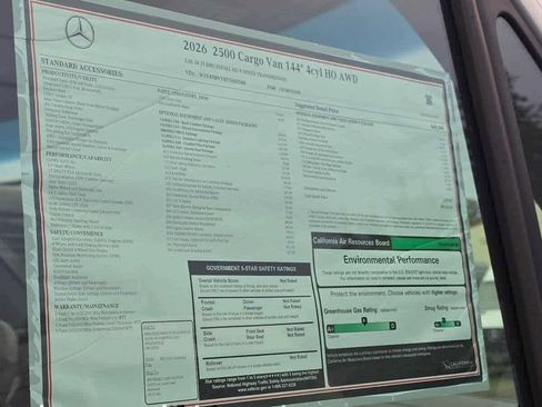New 2026 Mercedes-Benz Sprinter 2500 image 14