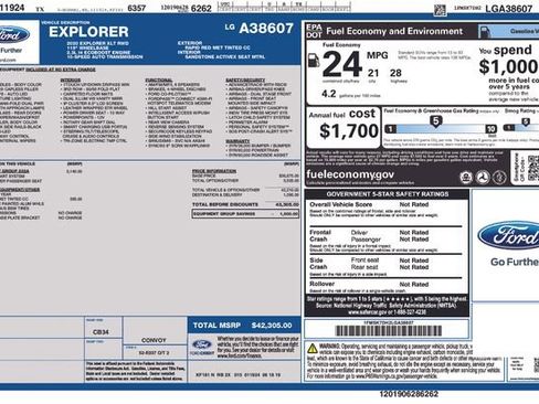 Used 2020 Ford Explorer XLT w/ Equipment Group 202A image 7