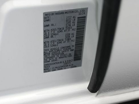 New 2025 Nissan Frontier S w/ S Utility Package image 20