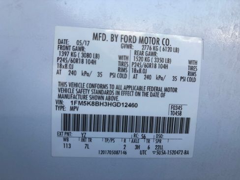 Used 2017 Ford Explorer 4WD w/ Class II Trailer Tow Package image 21