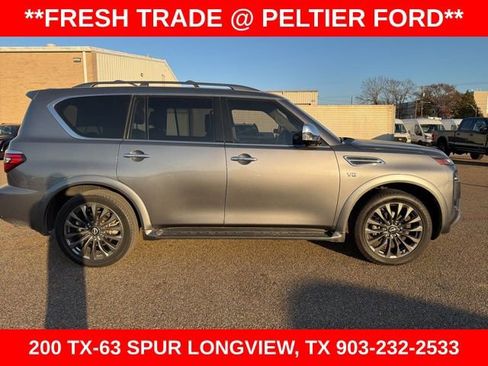 Used 2021 Nissan Armada Platinum w/ Captain's Chairs Package image 2